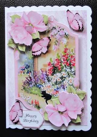 Victorian Garden & Roses 3 by Davina Rundle