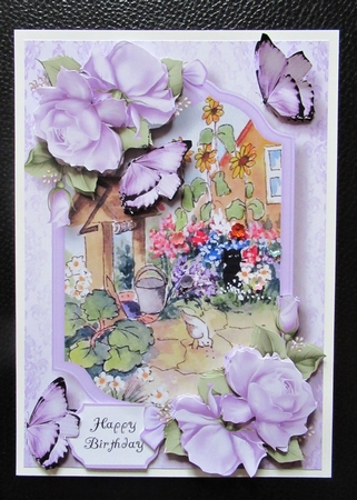 Victorian Garden & Roses 4 by Davina Rundle