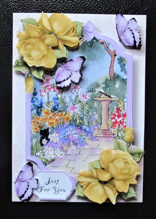 Victorian Garden & Roses 7 by Davina Rundle