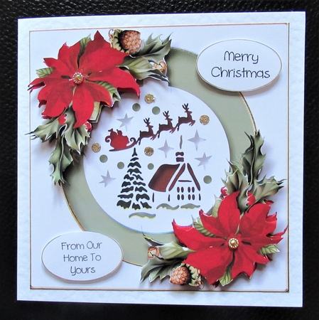 Faux Paper Cut Bauble 1 by Davina Rundle
