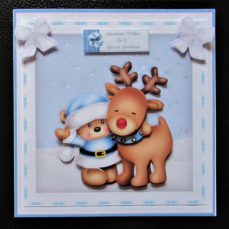 Bear And Reindeer Mini Kit 2 by Davina Rundle