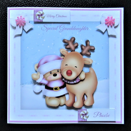 Bear And Reindeer Mini Kit 3 by Davina Rundle
