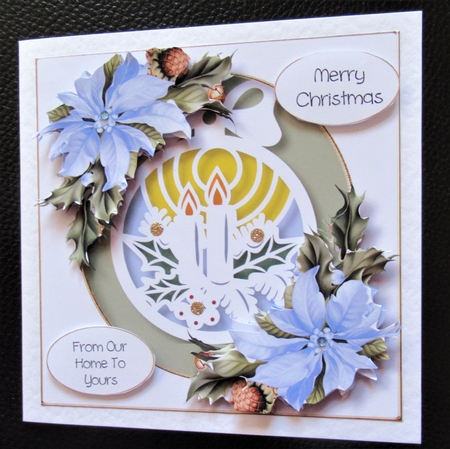 Faux Paper Cut Bauble 10 by Davina Rundle