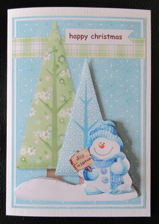 Happy Snowman Mini Kit by Davina Rundle