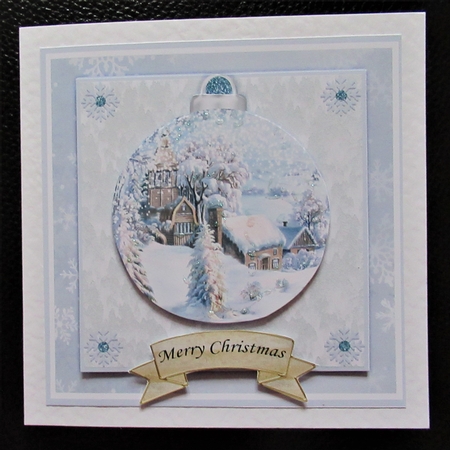 Scenic Bauble Snowflake 2 by Davina Rundle