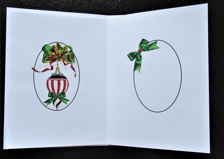 The Christmas baubles insert by Davina Rundle