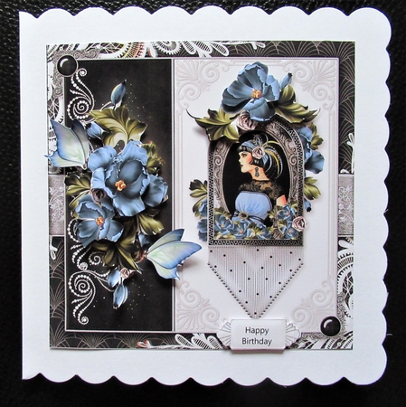 PARIS LADIES_Art Deco Silver Series- 1 by Davina Rundle