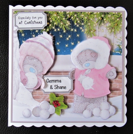 Tatty teddy the Snowball Fight by Davina Rundle