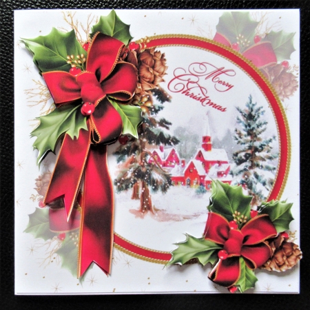 8x8 Christmas village scene mini kit by Davina Rundle