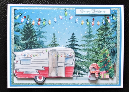 CHRISTMAS CARAVAN 5X7 by Davina Rundle