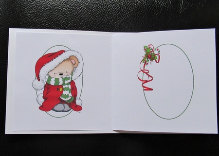 Bear-y merry Christmas insert by Davina Rundle