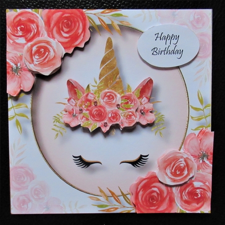 Floral Unicorn Crown 4 by Davina Rundle