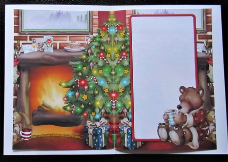 Christmas Bear Insert by Davina Rundle