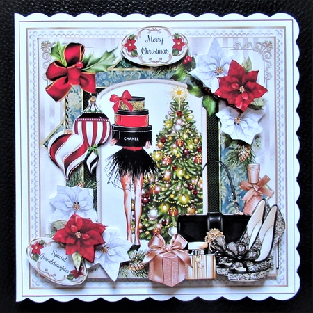 A Fashionable Christmas 4 Mini Page Kit   by Davina Rundle