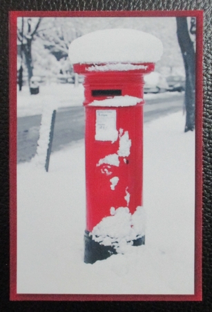 Postbox & Snow Pyramage & Decoupage by Davina Rundle