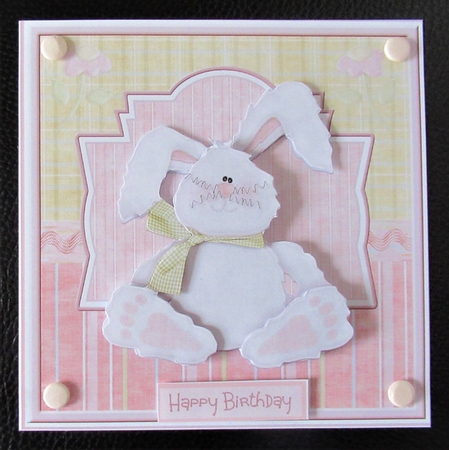The white rabbit 6x6 by Davina Rundle