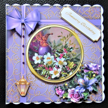 Foiled Parcel Seasonal Bouquet A4 by Davina Rundle