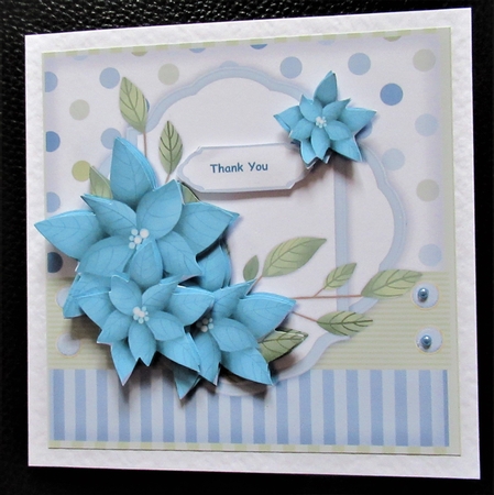 Beautiful Blue Flowers Mini Kit by Davina Rundle