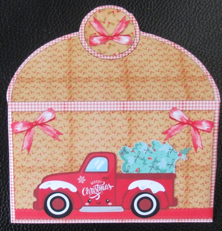 Merry Christmas truck money wallet by Davina Rundle