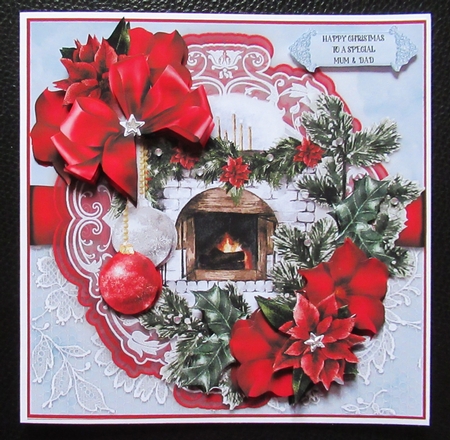 Winter Fireplace by Davina Rundle