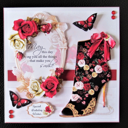 Rose Boot Mini Page Kit  by Davina Rundle