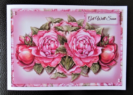 A5 Gorgeous Vintage Roses Mini Kit by Davina Rundle