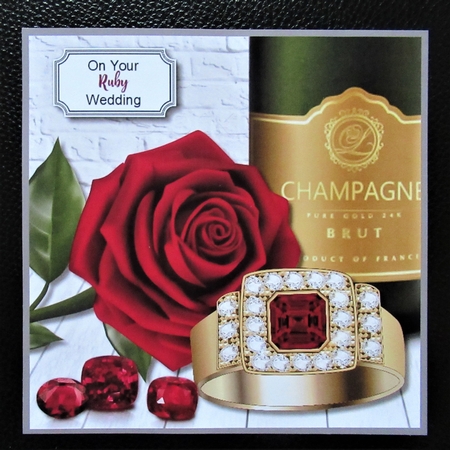 Ruby Wedding Anniversary by Davina Rundle