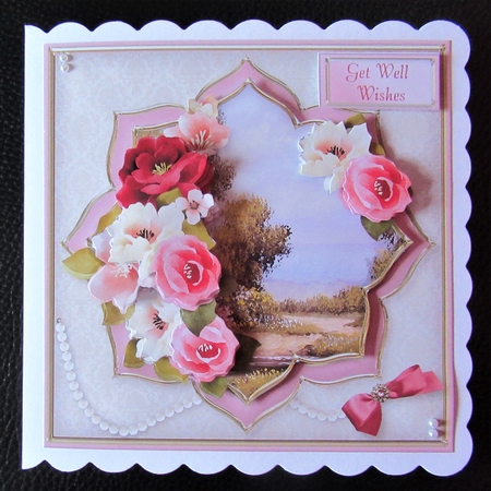 Cottage Garden - Stacked Petal Card Mini Kit by Davina Rundle