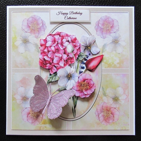 Mixed spring flowers 7x7 by Davina Rundle