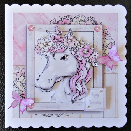 Rustic Unicorn 7x7 Mini Kit by Davina Rundle