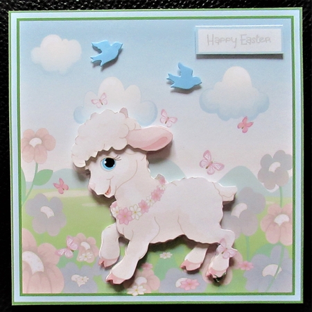 Spring lamb 7x7 by Davina Rundle