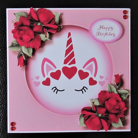 Unicorn Valentine Crown 4 by Davina Rundle