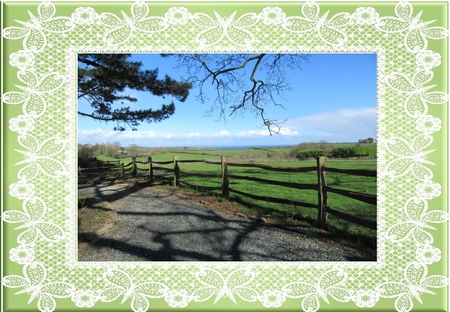 Butterfly Lace Frames A5-Easter Morn by Davina Rundle