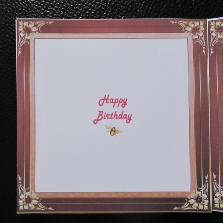 Gold Framed 8x8ins Insert  by Davina Rundle