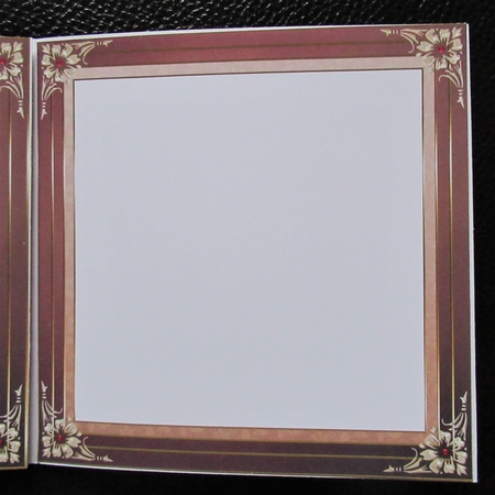 Gold Framed 8x8ins Blank Insert  by Davina Rundle