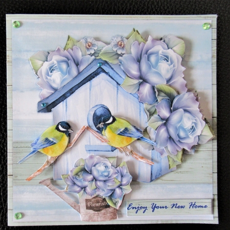 Cute Birdhouse New Home Mini Kit by Davina Rundle
