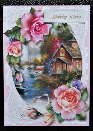 Lovely Summers End and Roses by Davina Rundle