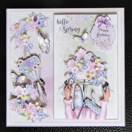 Hello Spring Mini Page Kit by Davina Rundle