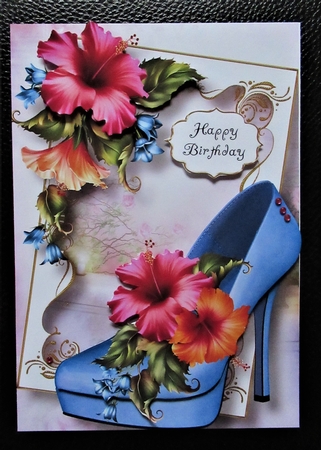 Fabulous Shoes - Enchanted Florals A5 by Davina Rundle
