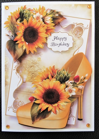 Fabulous Shoes - Sunflowers by Davina Rundle