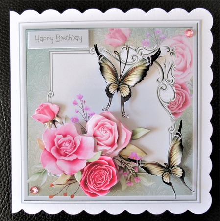 Butterfly flutters 7x7 by Davina Rundle