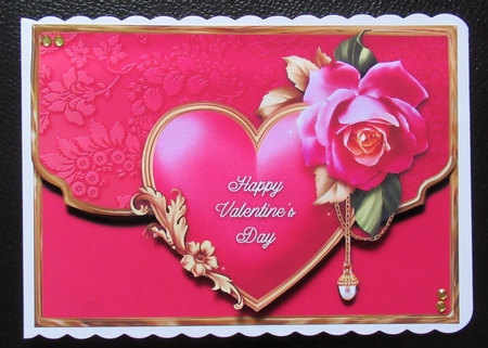 Royale Valentines Faux Envelope Card by Davina Rundle