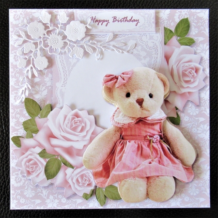  Teddie Birthday Girl by Davina Rundle
