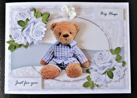 A5  Teddie  Boy by Davina Rundle