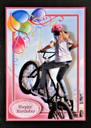 BMX Birthday Girl by Davina Rundle