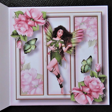 Fabulous Fairy - Dusky Rose 8x8 by Davina Rundle