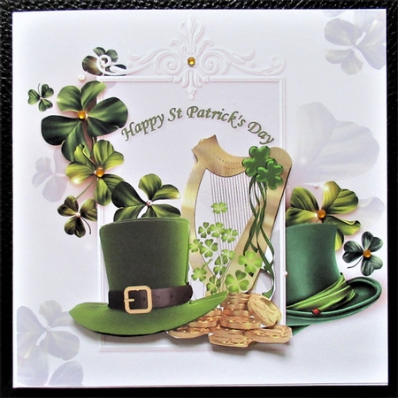7x7 Celebrating shamrocks by Davina Rundle