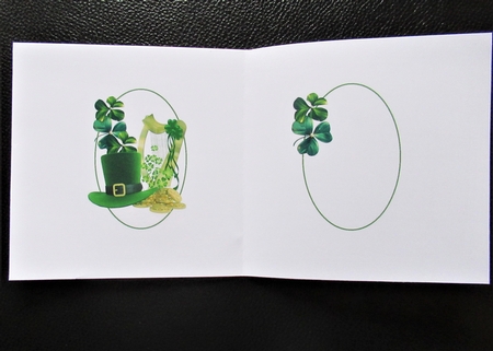 7x7 Celebrating shamrocks insert by Davina Rundle