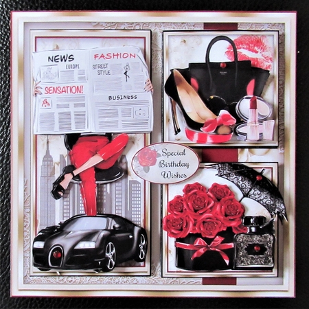 Fashionista Collage Mini Page Kit  by Davina Rundle