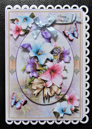 Lily Bouquet Mini Page Kit  by Davina Rundle